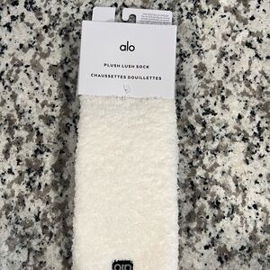 ALO Yoga Plush Lush Sock - Cream
